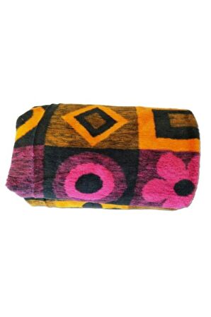 Sitil Çift Kişilik Dinamik Desen, Lüks Peluş Battaniye, 2,75kg