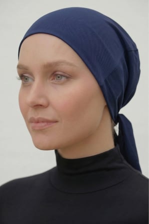Kaydırmaz Silikonlu Bone - Önü Çift Kat - Bağlamalı Model - Rahat İç Bone
