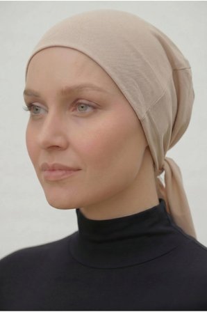 Kaydırmaz Silikonlu Bone - Önü Çift Kat - Bağlamalı Model - Rahat İç Bone