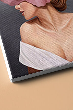 Asil Gül Renkli Sayılarla Boyama Seti Kasnaklı 40x50 Cm