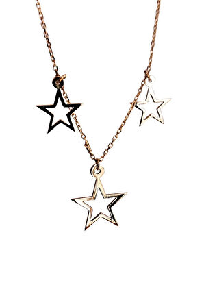 Yıldız Minimal Altın Kolye