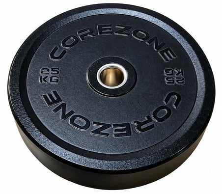 Delux Serisi Hazırlık Egzersiz Spor BUMPER-25 kg Bumper Olimpik Plaka 25 kg Siyah Renk