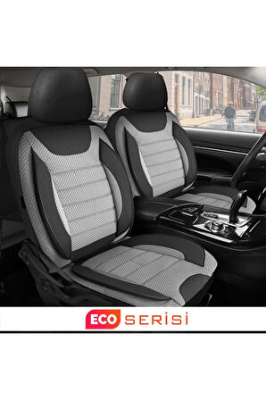 UNİVERSAL KZY ECO Jakar GRİ Volkswagen Polo 1995-2009 Uyumlu Oto Koltuk Kılıfı