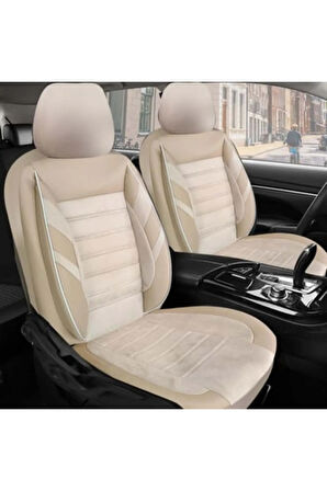 UNİVERSAL KZY Zebra Extra Bej  Seat Leon 1999-2006 Uyumlu Oto Koltuk Kılıfı