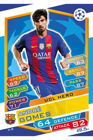 360 PAKET (2160KART) Uefa Şampiyonlar Ligi 16/17 Match Attax Futbolcu Kartları