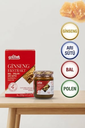 Arı Damlası 2'li Macun Setleri –Servi Kozalağı Pekmezli/Propolis Ekstraktlı Arı Sütü Bal Polen İçerikli Macun