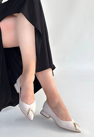 Goes Bej Rugan Babet Ayakkabı