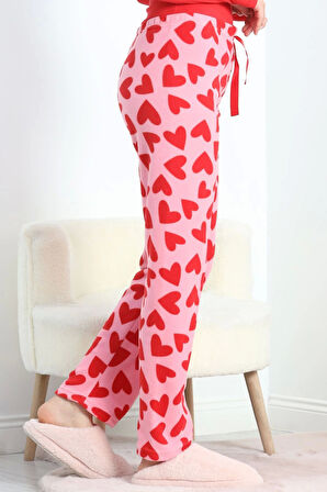 Polar Kumaş Pijama Altı Pembe - 20789.1287.