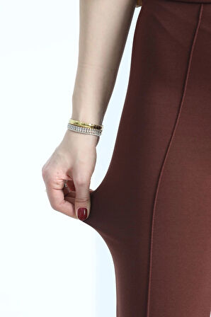 Çımalı Zra Krep Pantolon Kahve - 30068.1884.