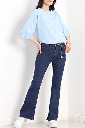 İspanyol Paça Kot Pantolon Koyumavi1 - 30069.1831.