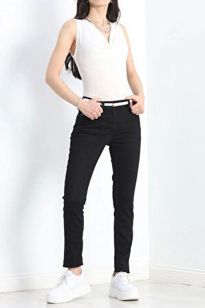 Dar Paça Kot Pantolon Siyah - 19623.1904.