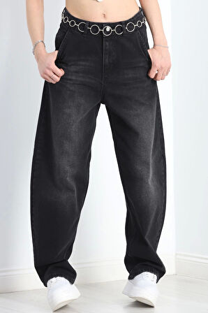 Balon Paça Kot Pantolon Siyah - 30189.1921.