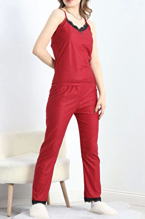 3'Lü Set Pijama Takımı Kırmızı - 30164.1050.