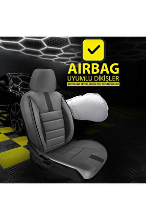 Unıversal KZY ONİKS FÜME Oto Koltuk Kılıfı Alfa Romeo 145 Uyumlu Oto Koltuk Kılıfı 57