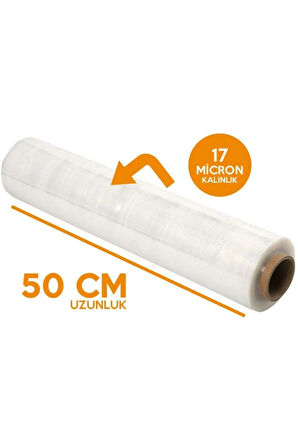 Eşya Palet Streç Film 2kg 300mt 50cm 17 Mikron 1 Adet