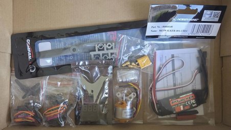 Drone Uçak Parkjet Elektronik Paketi – Hobbywing Skywalker 40A ESC, 2212 2200KV Motor, Gemfan Vortex 6×4E Pervane ve 2 Adet MG90S Metal Dişli Servo
