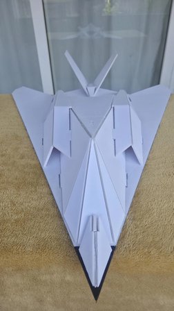 Kuzey RC F-117 Nighthawk RC Uçak Montajlı Gövde Kit-Elektroniksiz