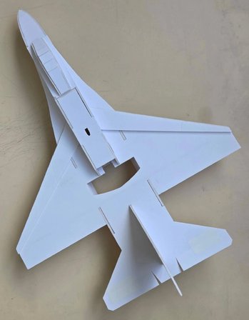 Kuzey RC F-16 Falcon RC Uçak Montajlı Gövde Kit-Elektroniksiz