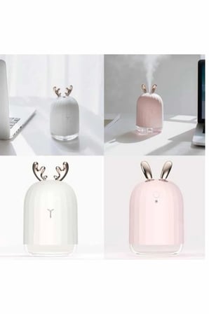 Tavşan Tasarımlı USB Şarjlı Aromaterapi Nemlendirici