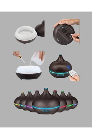 BN01 Renkli LED Işıklı Aroma Difüzörü