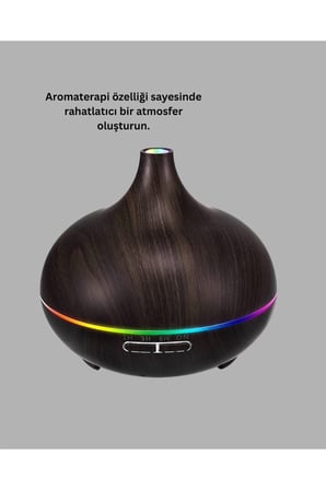 BN01 Renkli LED Işıklı Aroma Difüzörü