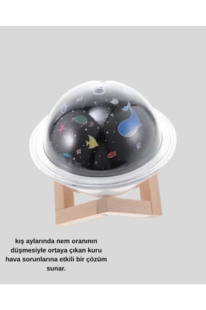 USB Mini Nemlendirici ve Projeksiyon Lambası