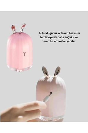 Ultrasonik Sessiz Aromaterapi Hava Nemlendirici