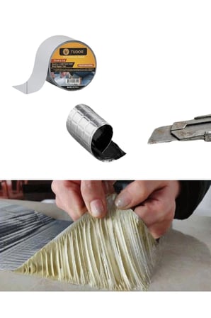 Su Geçirmez Sızdırmaz Tamir Bandı Güçlü Yapışkanlı 72 MM 2 Metre