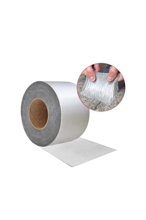 Alüminyum Yüzeyli Sızdırmazlık Bandı Çatı Boru Tamir Bandı