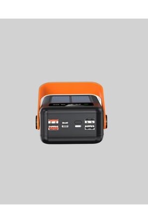 Solar Fenerli Çoklu Kablolu Taşınabilir Powerbank Şarj Cihazı