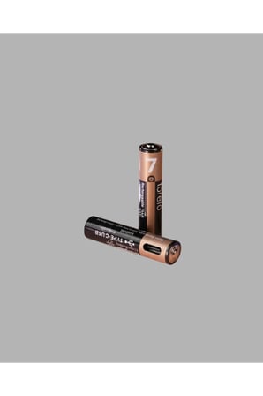 USB Type-C Şarjlı AAA Lityum Pil 1000+ Şarj Döngülü Uzun Ömürlü Kullanım