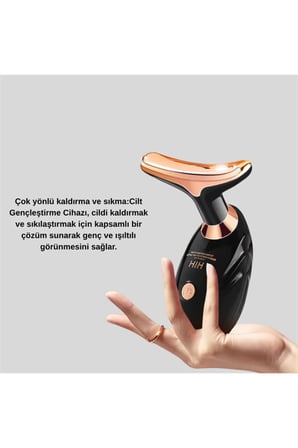 EMS Destekli Taşınabilir Cilt Sıkılaştırıcı Yüz ve Boyun Bakım Cihazı