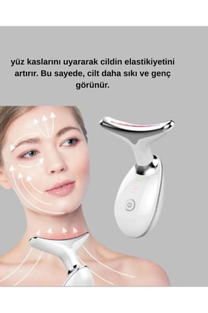 EMS Mikro Akım Teknolojili Yüz ve Boyun Bakım Aleti