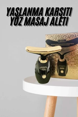 Titreşim Destekli Cilt Canlandırıcı Yüz Masaj Aleti