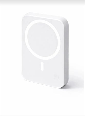Premium Powerbank Magsafe Uyumlu Kablosuz Şarj Beyaz 10000 mAh