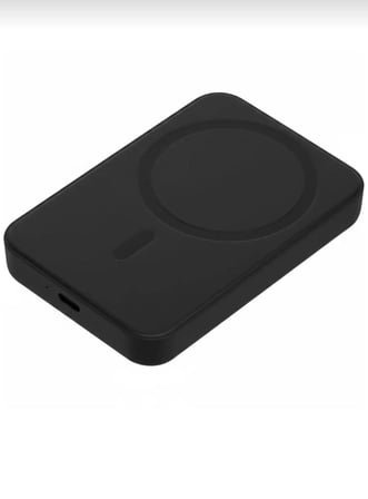 Premium 10000 mAh Magsafe Uyumlu Kablosuz Hızlı Şarj Powerbank Siyah