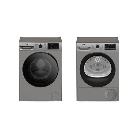 Beko Silver Çeyiz Seti (Cmx 10120 S Çamaşır Makinesi+ Kmx 90 S Kurutma Makinesi)