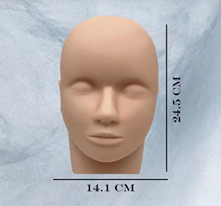 Anil Kafa Manken , Makyaj Sanatı Için , Eğitim Kafasi Modeli