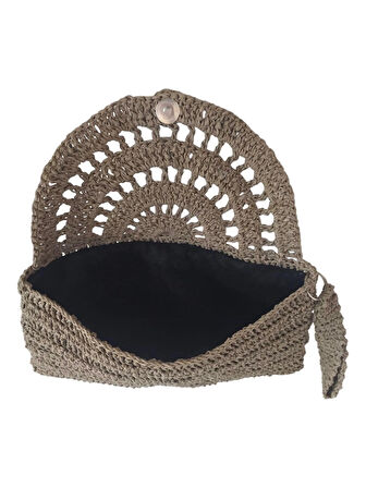 Kagit İpten Clutch El Çantasi Anatolia