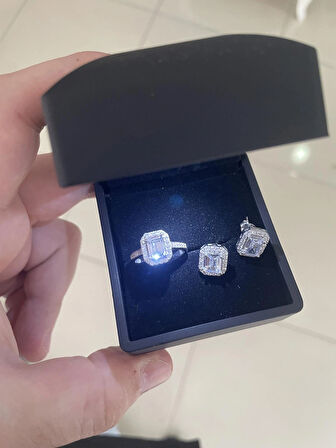 Gümüş CARAT STONE YÜZÜk