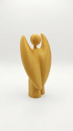 3D Tasarım Minimalist  Melek Figürü / Biblo (12X10 Cm)