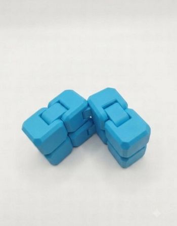 Kales01 Sonsuzluk Küpü Infinity Cube Stres Giderici Odaklanma Oyuncağı Mavi