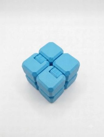 Kales01 Sonsuzluk Küpü Infinity Cube Stres Giderici Odaklanma Oyuncağı Mavi