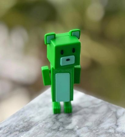 3D Baskı Masa Üstü Dekoratif Oyun Figürü