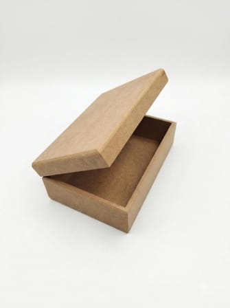Ham MDF Boyanabilir Ahşap Kutusu (18x12x7 cm) - Dekopaj ve El Emeği İçin