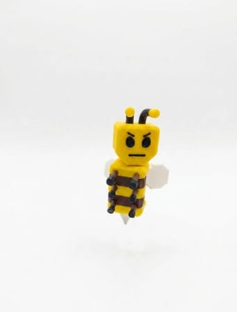 3D Tasarım Arı Figürü - Masaüstü Dekoratif Oyun Figürü