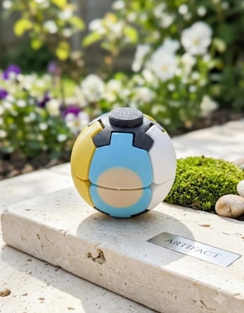 özel tasarım 3d küresel spinball - ses yapmayan rulmansız fidget oyuncak
