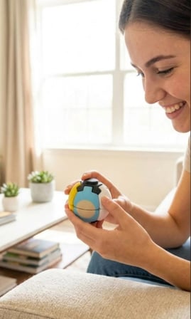 özel tasarım 3d küresel spinball - ses yapmayan rulmansız fidget oyuncak