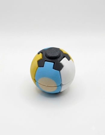 özel tasarım 3d küresel spinball - ses yapmayan rulmansız fidget oyuncak