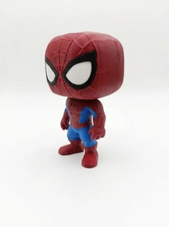 Adam (Spider-Man) Mini Figür - 3D Yazıcı Üretimi Özel Tasarım Masa Üstü Dekoratif İbibik / Pop Tarz Figür - 10 cm
